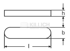 Klínovice DIN 6880