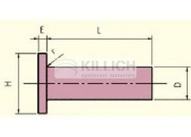 Nit s plochou hlavou DIN 7338A